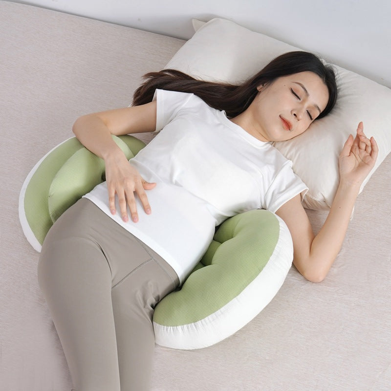 U-Shaped Pregnancy Pillow – Full Body Support for Comfortable Sleep & Relief During All Pregnancy Stages