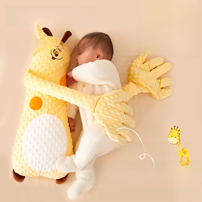 Smart Baby Soothing Patting Pillow™ | Anti-Startle Comfort Plush for Newborns & Toddlers (0–3 Years)