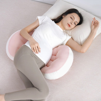 U-Shaped Pregnancy Pillow – Full Body Support for Comfortable Sleep & Relief During All Pregnancy Stages