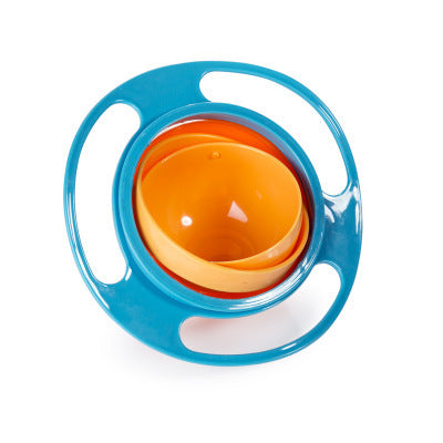 Anti-Spill 360° Gyro Bowl for Kids – Mess-Free Rotating Snack & Cereal Bowl (BPA-Free, Baby-Safe)