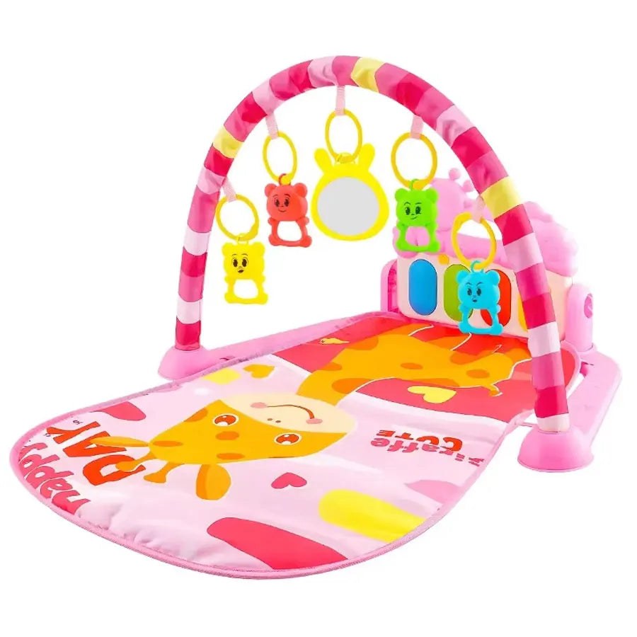 Baby Music Rack Play Mat Kids Piano Keyboard Carpet Gym Crawling Activity Baby Rug Early Educational Toy for Infant Gift
