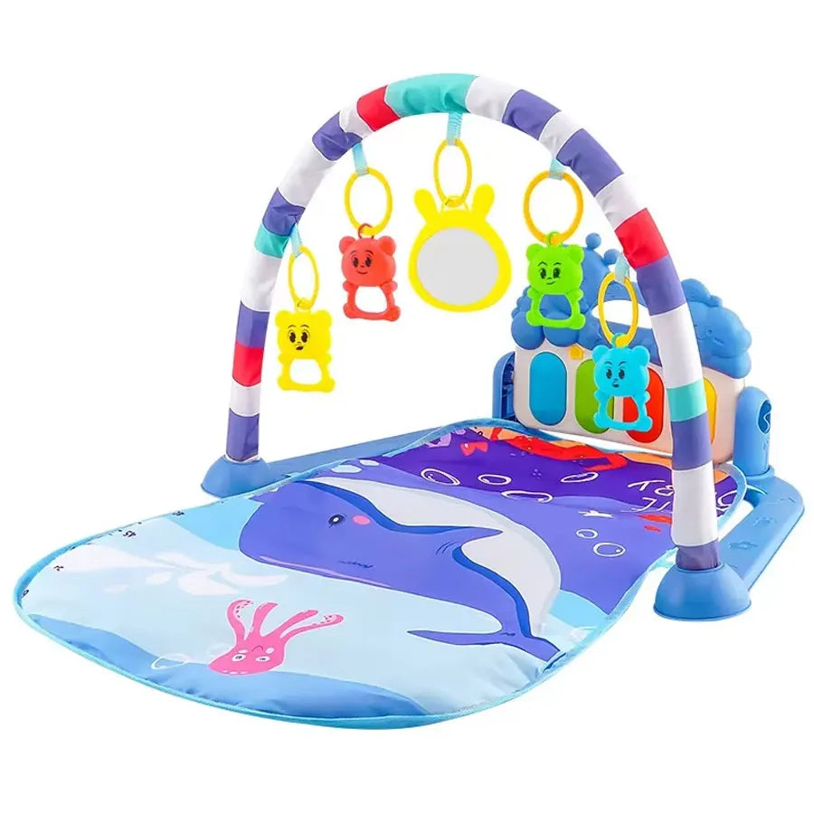Baby Music Rack Play Mat Kids Piano Keyboard Carpet Gym Crawling Activity Baby Rug Early Educational Toy for Infant Gift