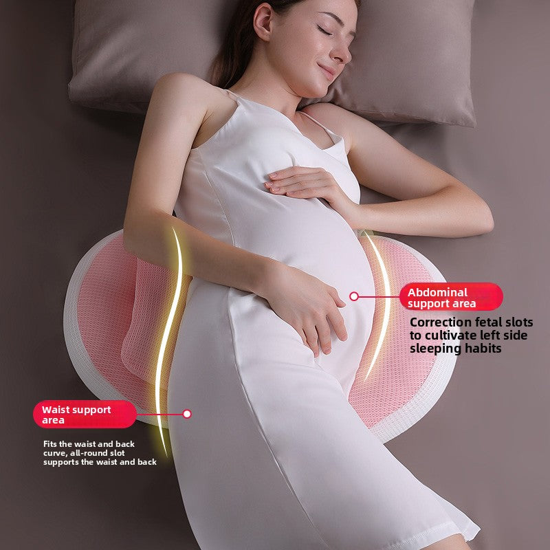 U-Shaped Pregnancy Pillow – Full Body Support for Comfortable Sleep & Relief During All Pregnancy Stages