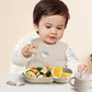 Ultimate Baby Feeding Silicone Tableware Set - Waterproof, BPA Free, with Sucker Plates, Bowl, Bib, and Cups - Free Shipping!