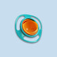 Anti-Spill 360° Gyro Bowl for Kids – Mess-Free Rotating Snack & Cereal Bowl (BPA-Free, Baby-Safe)